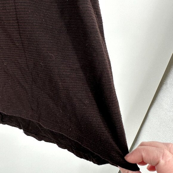 Michael Stars Brown Long Sleeve Shirt 0S - Picture 6 of 7